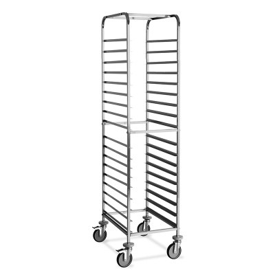 Trolley for 18 60x40 cm Containers - L Shaped Runners